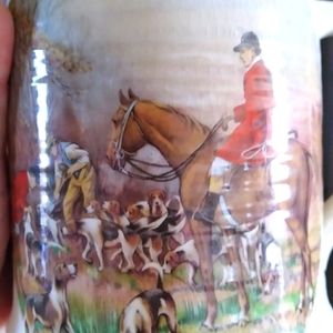 Crown Ducal Stein 1930's Fox Hunt!